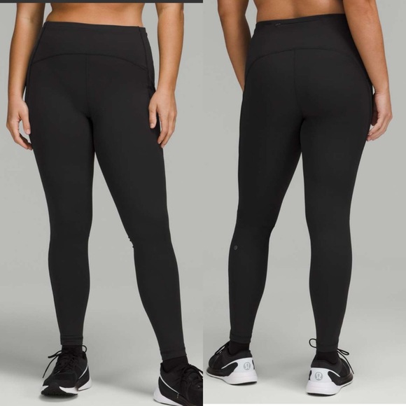 lululemon athletica Pants - Lululemon Swift Speed High Rise Tight 28" Legging Luxtreme Pockets Black Size 6